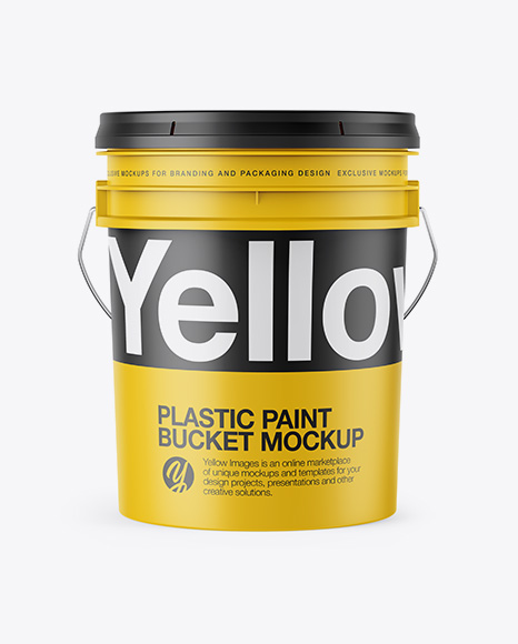 Image Free metal paint bucket mockup psd. 300 Best Paint Bucket Mockup Templates Free Premium