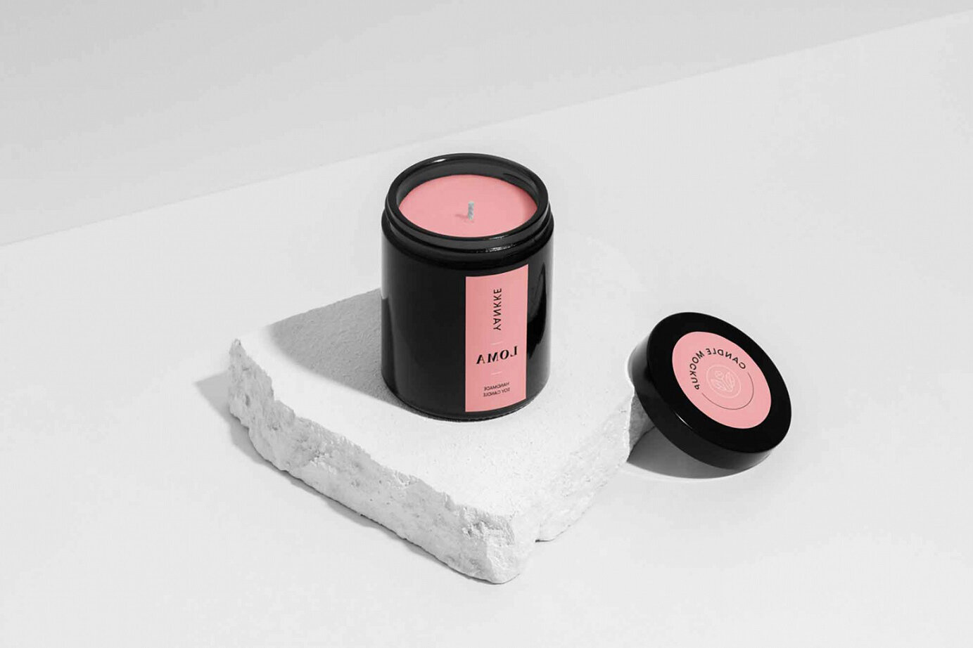 Image You can change the label or logo design and also color of the . Download Free Branding Candle Packaging Mockup Psd Template Set