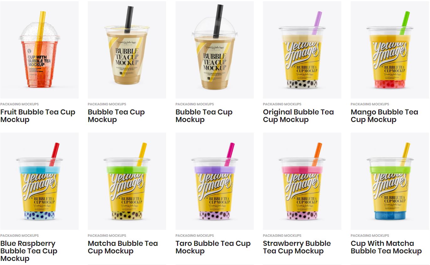 Have you started to learn more about nutrition recently? 50 Best Bubble Tea Mockup Templates Graphic Design Resources