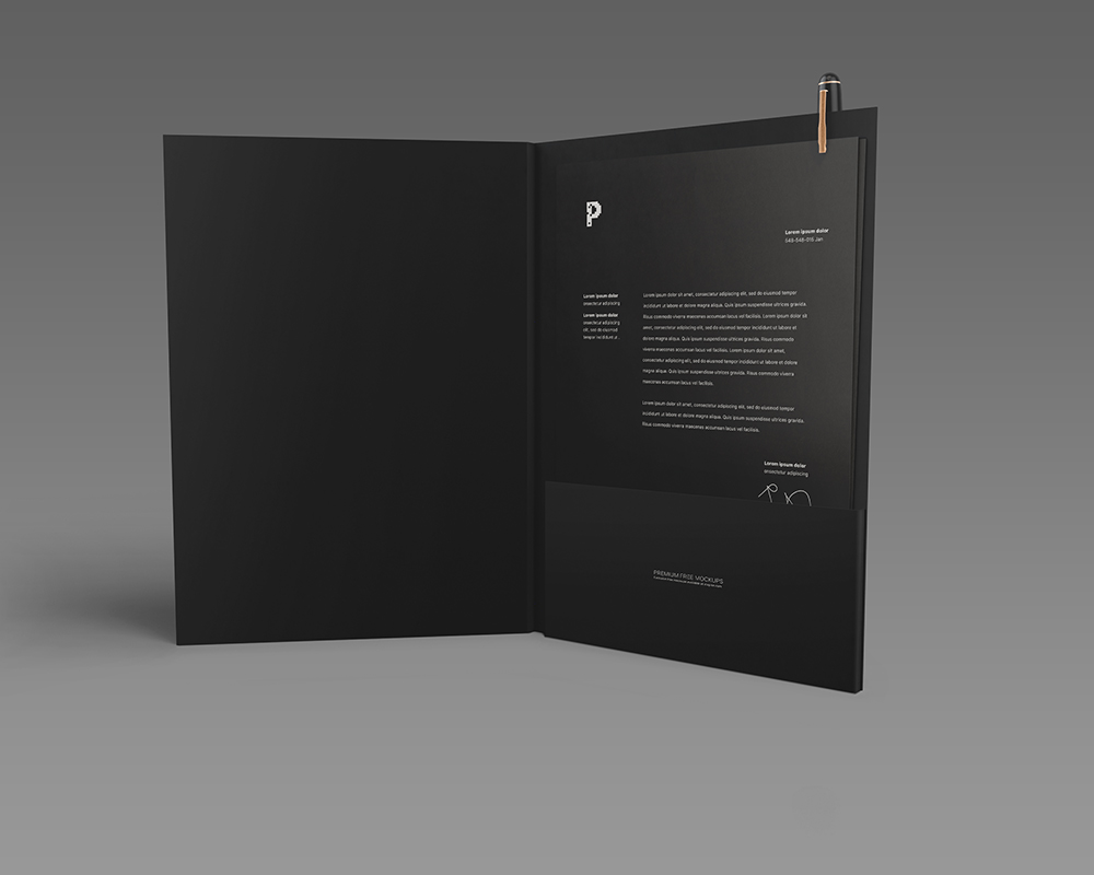 22+ Download Pocket Folder Mockup Free&nbsp;Psd